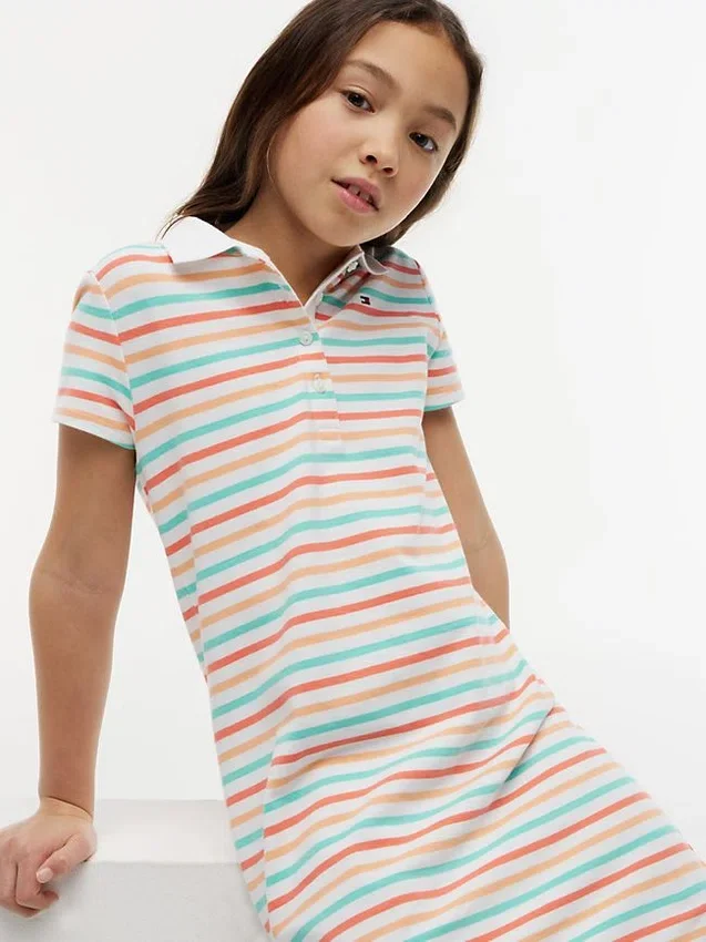 Kids’ Multistripe Polo Dress Kids’ Multistripe Polo Dress