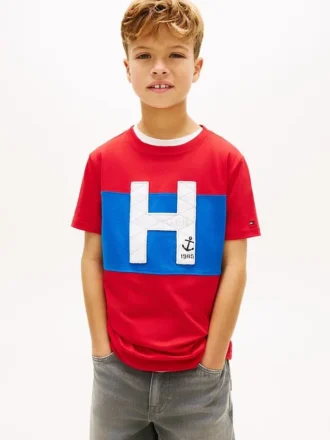 Kids’ Nautical H Logo Colorblock T-Shirt
