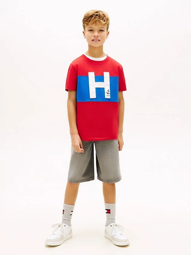 Kids’ Nautical H Logo Colorblock T-Shirt Kids’ Nautical H Logo Colorblock T-Shirt