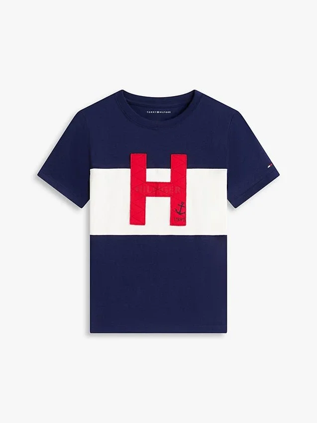 Kids’ Nautical H Logo Colorblock T-Shirt Kids’ Nautical H Logo Colorblock T-Shirt