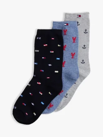 Kids’ Nautical Trouser Sock 3-Pack