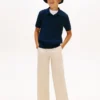 Kids’ Open Knit Sweater Polo Kids’ Open Knit Sweater Polo