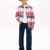Kids’ Plaid Stretch Oxford Shirt Kids’ Plaid Stretch Oxford Shirt