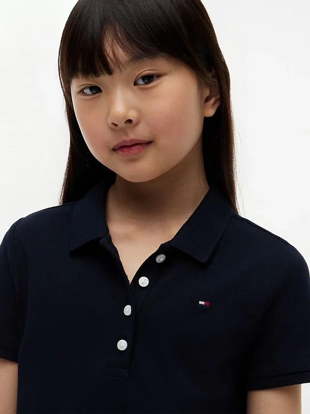 Kids’ Pleated Stretch Polo Dress Kids’ Pleated Stretch Polo Dress