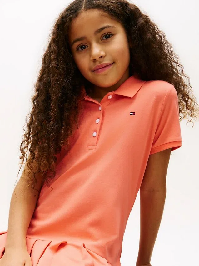 Kids’ Pleated Stretch Polo Dress Kids’ Pleated Stretch Polo Dress