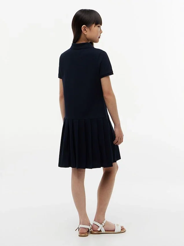 Kids’ Pleated Stretch Polo Dress Kids’ Pleated Stretch Polo Dress