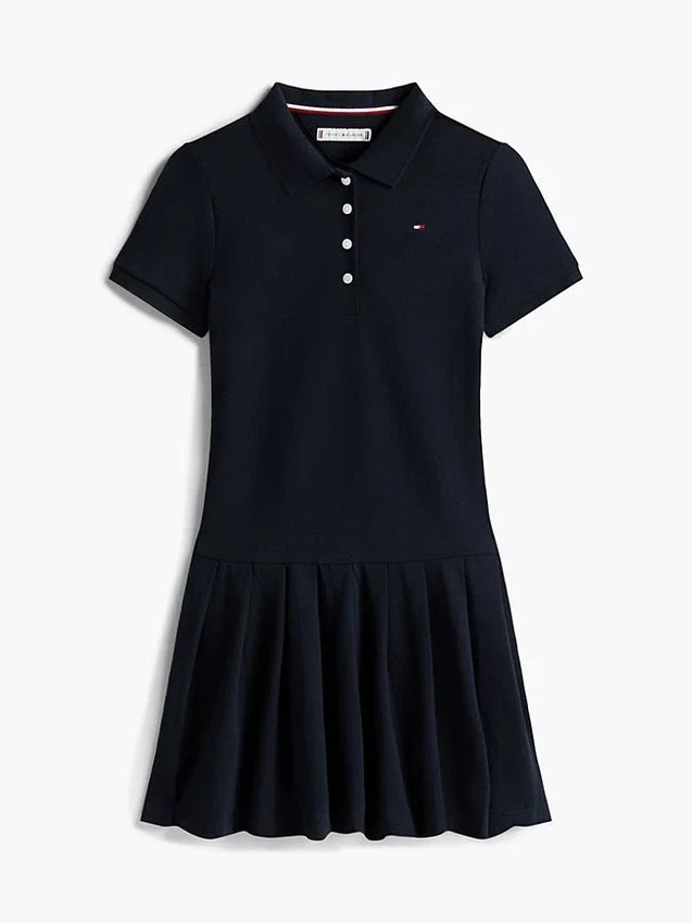 Kids’ Pleated Stretch Polo Dress Kids’ Pleated Stretch Polo Dress