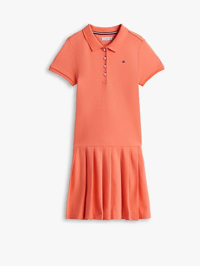 Kids’ Pleated Stretch Polo Dress Kids’ Pleated Stretch Polo Dress