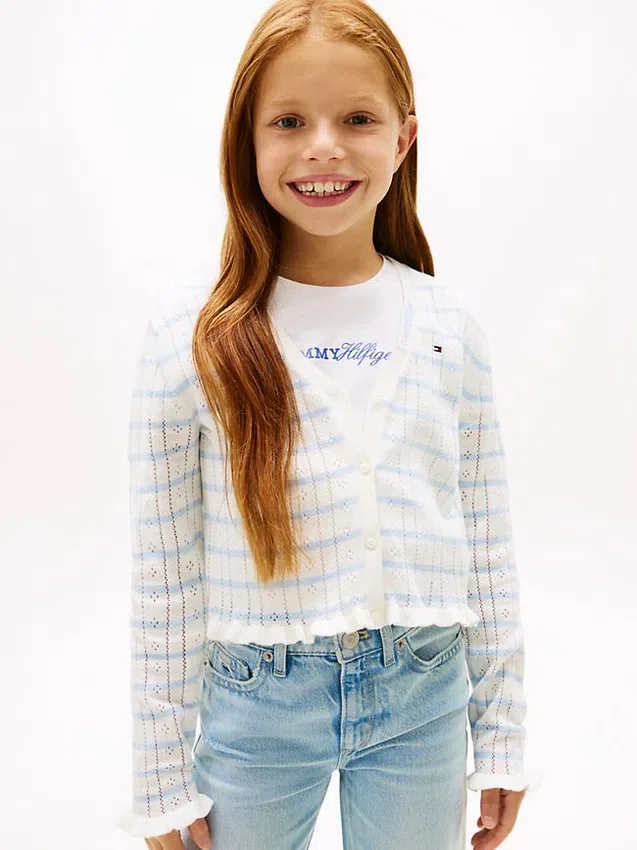 Kids’ Pointelle Cardigan Kids’ Pointelle Cardigan