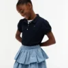 Kids’ Puff-Sleeve Stretch Polo Kids’ Puff-Sleeve Stretch Polo