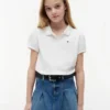 Kids’ Puff-Sleeve Stretch Polo