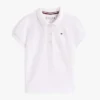 Kids’ Puff-Sleeve Stretch Polo