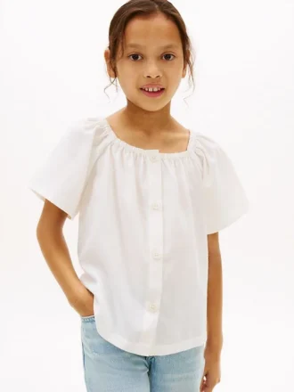 Kids’ Puff-Sleeve Top