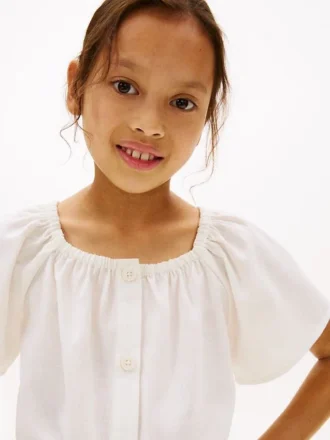 Kids’ Puff-Sleeve Top