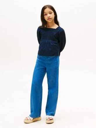 Kids’ Pull-On Wide Leg Jean