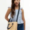 Kids’ Raffia Crossbody Bag