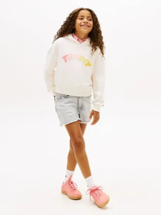 Kids’ Raw-Hem Denim Short