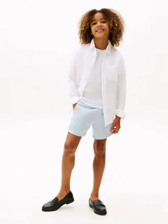 Kids’ Relaxed Linen-Blend Shirt