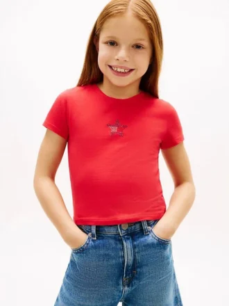 Kids’ Rhinestone Star Flag T-Shirt