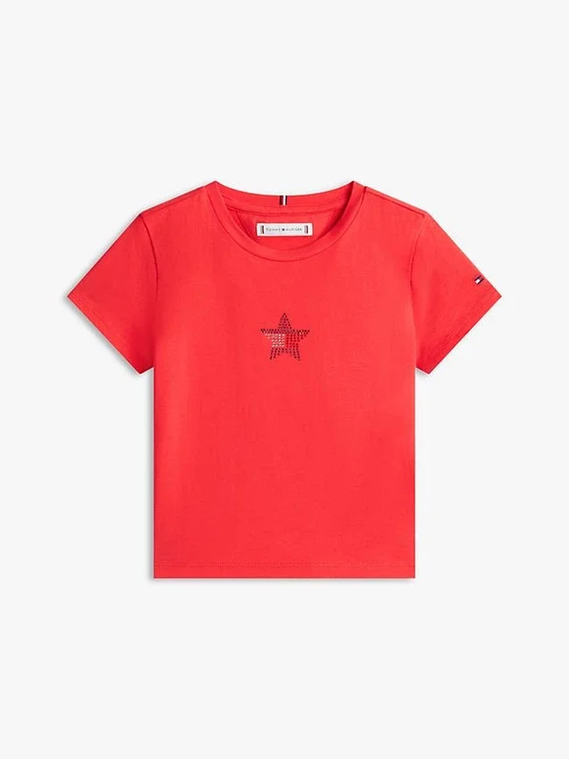Kids’ Rhinestone Star Flag T-Shirt Kids’ Rhinestone Star Flag T-Shirt