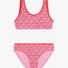 Kids’ Script Monogram 2-Piece Swimsuit