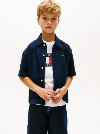Kids’ Seersucker Shirt
