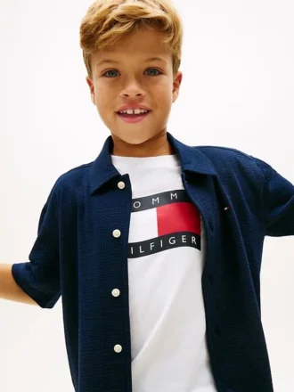 Kids’ Seersucker Shirt