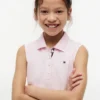 Kids’ Sleeveless Pleated Polo Dress