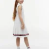Kids’ Sleeveless Pleated Polo Dress
