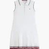 Kids’ Sleeveless Pleated Polo Dress