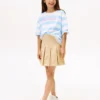 Kids’ Solid Pleated Skirt