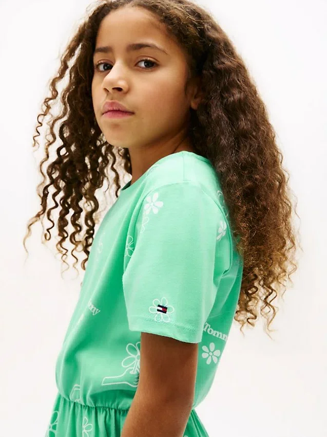Kids’ Spring Graphic T-Shirt Dress Kids’ Spring Graphic T-Shirt Dress