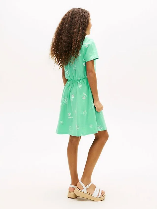 Kids’ Spring Graphic T-Shirt Dress Kids’ Spring Graphic T-Shirt Dress