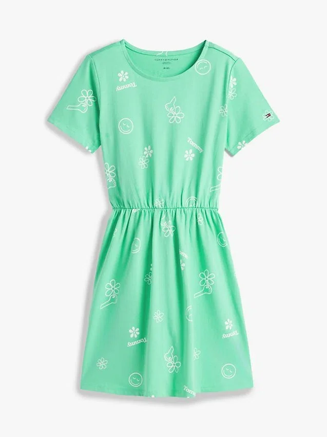 Kids’ Spring Graphic T-Shirt Dress Kids’ Spring Graphic T-Shirt Dress