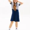 Kids’ Stretch Polo Skater Dress