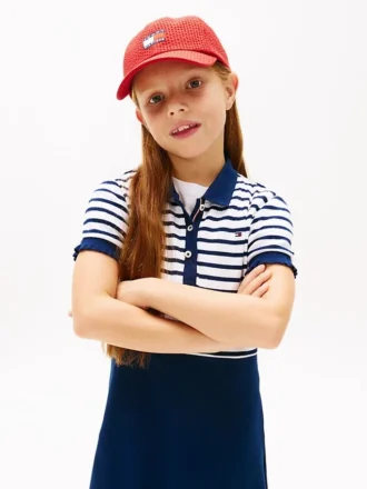 Kids’ Stretch Polo Skater Dress