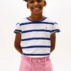 Kids’ Stripe Lettuce-Trim Sleeve T-Shirt