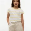 Kids’ Stripe Lettuce-Trim Sleeve T-Shirt