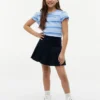 Kids’ Stripe Lettuce-Trim Sleeve T-Shirt