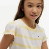 Kids’ Stripe Lettuce-Trim Sleeve T-Shirt