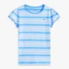Kids’ Stripe Lettuce-Trim Sleeve T-Shirt