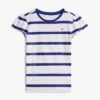 Kids’ Stripe Lettuce-Trim Sleeve T-Shirt