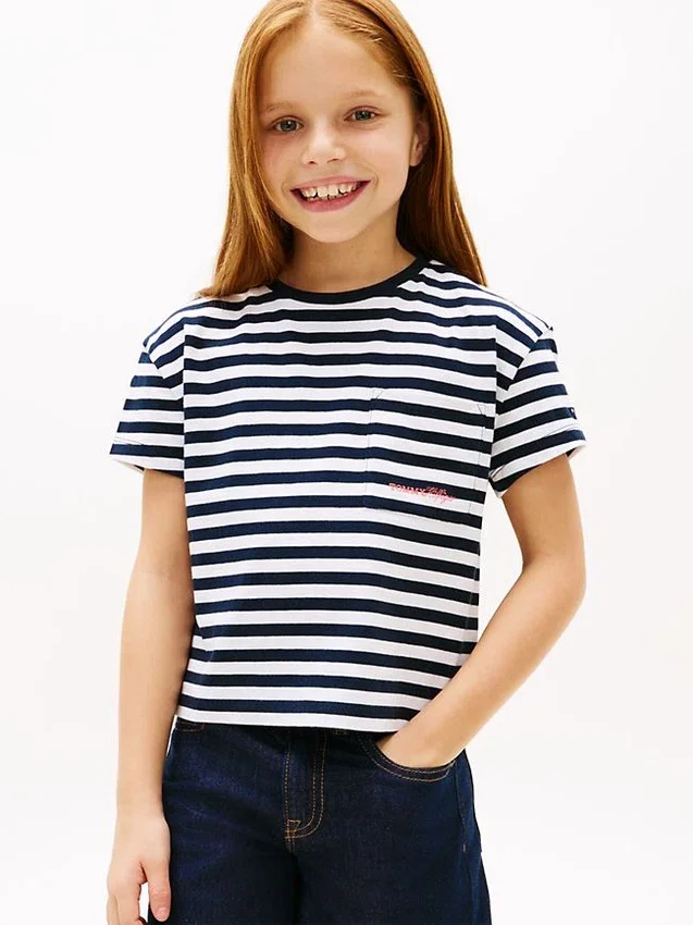 Kids’ Stripe Pocket T-Shirt Kids’ Stripe Pocket T-Shirt