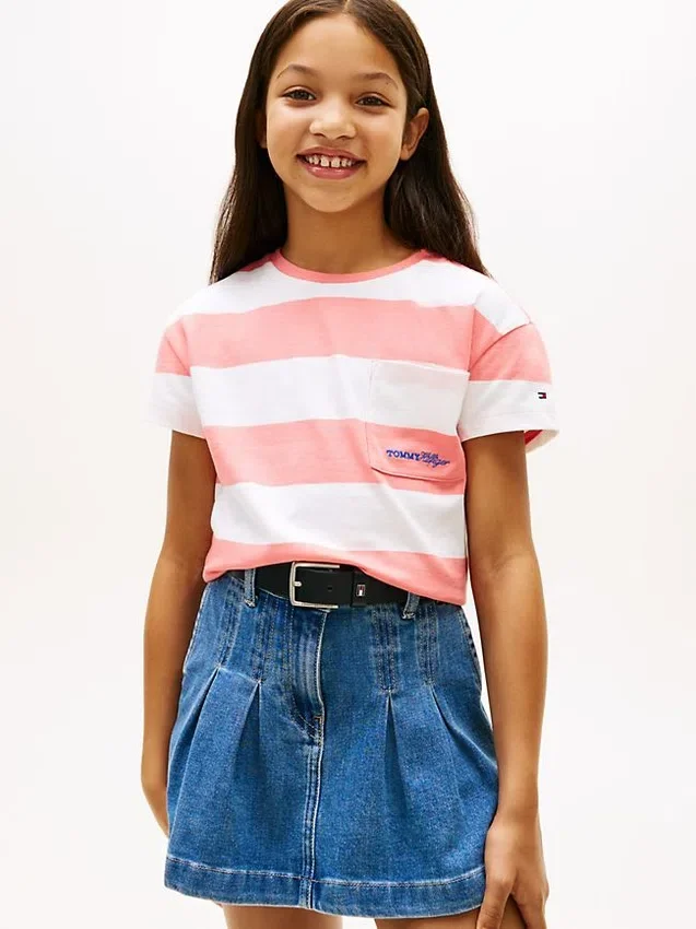 Kids’ Stripe Pocket T-Shirt Kids’ Stripe Pocket T-Shirt