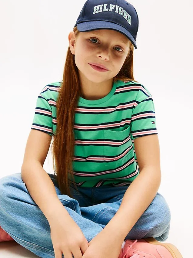 Kids’ Stripe Pocket T-Shirt Kids’ Stripe Pocket T-Shirt