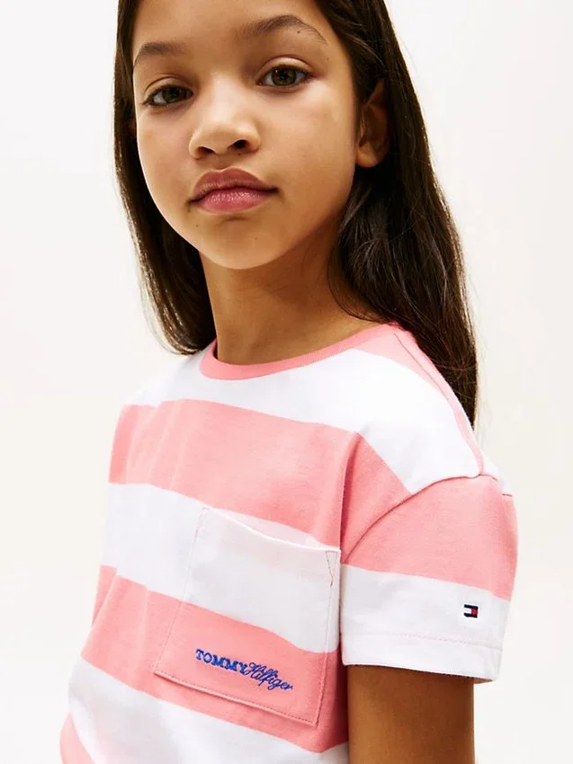 Kids’ Stripe Pocket T-Shirt Kids’ Stripe Pocket T-Shirt