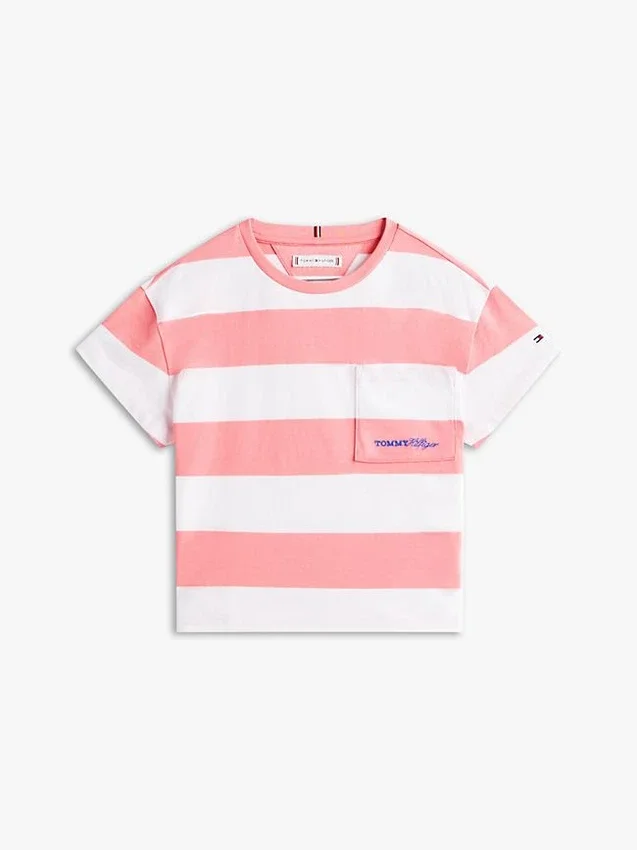 Kids’ Stripe Pocket T-Shirt Kids’ Stripe Pocket T-Shirt