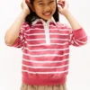 Kids’ Stripe Polo Sweatshirt Kids’ Stripe Polo Sweatshirt