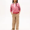 Kids’ Stripe Polo Sweatshirt Kids’ Stripe Polo Sweatshirt