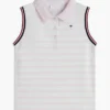 Kids’ Stripe Sleeveless Stretch Polo Kids’ Stripe Sleeveless Stretch Polo